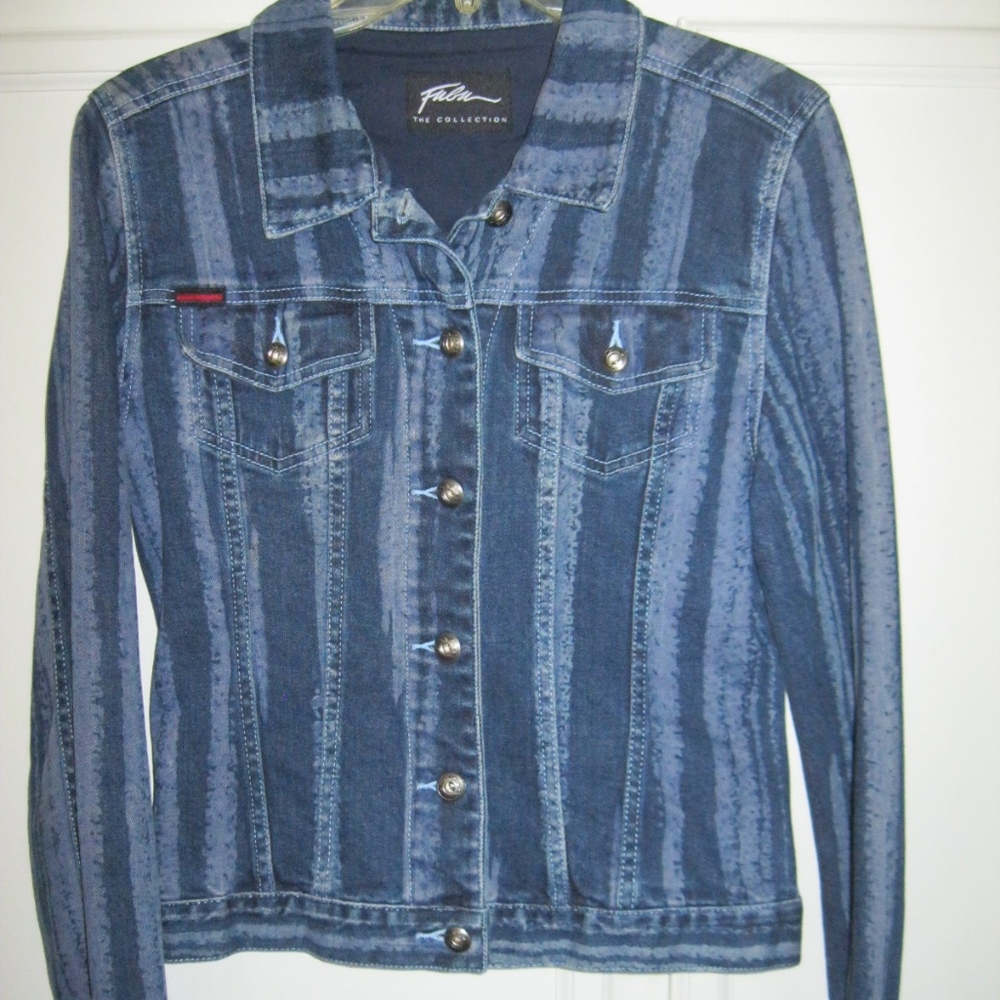 FUBU cotton denim jacket, Sz M